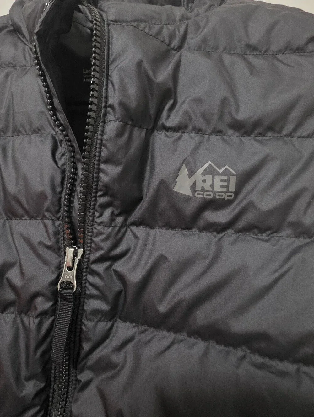 REI Co-op Down 650 Kids Black Vest NWT Size Large Unisex